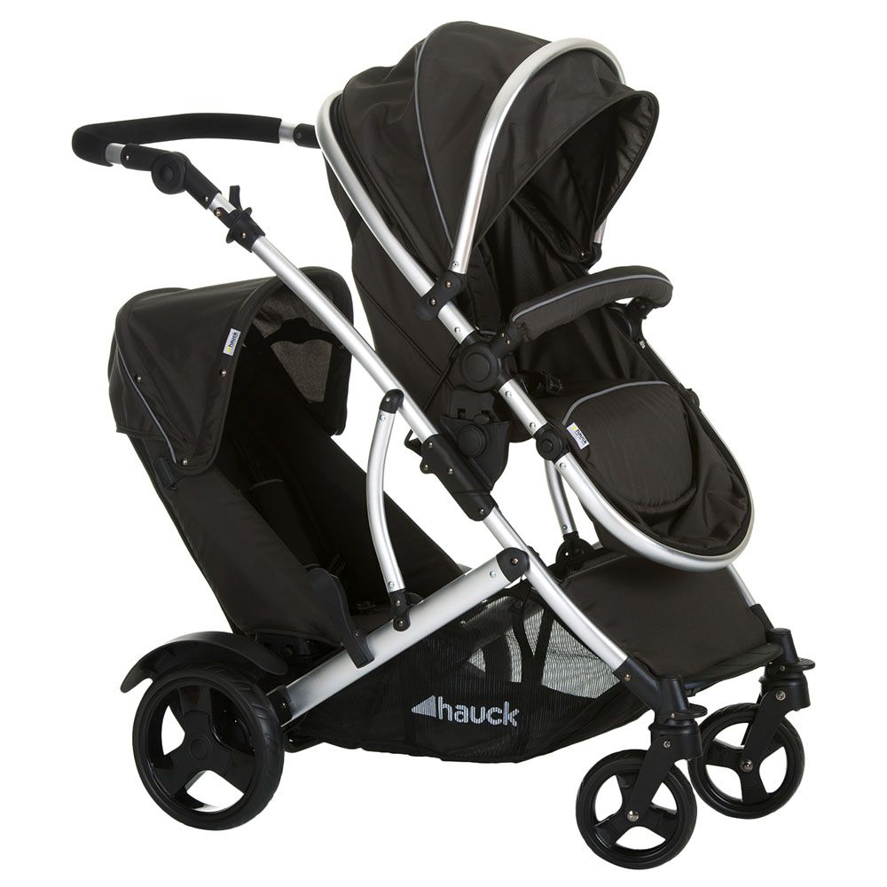 Parent facing outlet double stroller